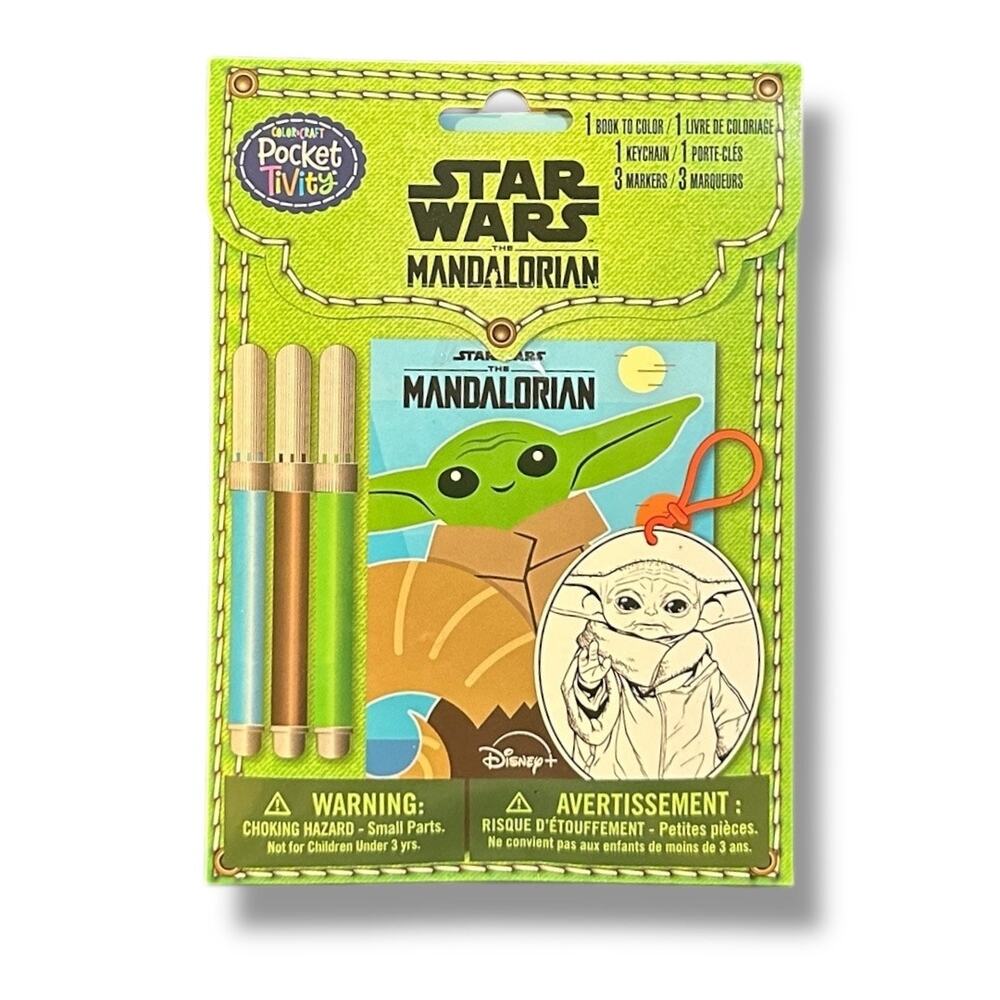 DIsney Color Craft Pocket Tivity Star Wars The Mandalorian Art Set